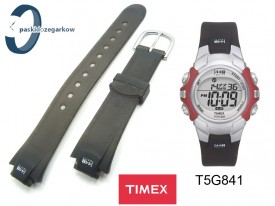 Pasek do zegarka Timex T5G841 gumowy czarny
