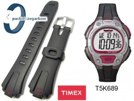  Pasek do zegarka Timex T5K689 gumowy czarny
