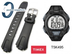 Pasek do zegarka Timex T5K495 czarny gumowy