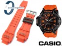 Pasek do zegarka Casio GA-1000 GA-1000-4A GA-1100 GW-A1000 pomarańczowy