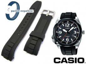 Pasek do zegarka Casio MTF- E001, MTF-E002 czarny, gumowy