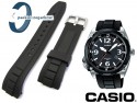 Pasek do zegarka Casio MTF- E001, MTF-E002 czarny, gumowy