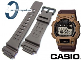 Pasek do Casio W-735 brązowy