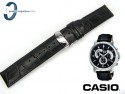 Pasek do Casio BEM-506 czarny skórzany 20 mm