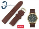 Pasek do zegarka Timex TW2P58900 skórzany brązowy 20 mm