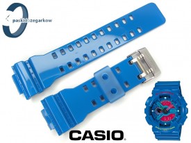 Pasek do Casio GA-110HC niebieski połysk