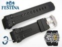 Pasek do zegarka Festina F16600 czarny gumowy