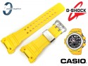 Pasek do Casio GWN-1000 GWN-1000-9A gumowy żółty
