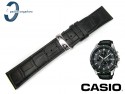 Pasek do Casio Edifice EFR-512 skórzany czarny 23 mm