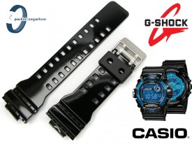 Pasek do Casio G-Shock G-8900, GR-8900A, GA-110, GA-110B, GA-100 czarny połysk