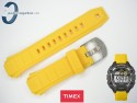 Pasek Timex T49974 gumowy żółty