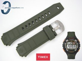 Pasek Timex T49972 zielony gumowy
