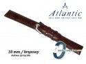 Pasek Atlantic 18mm brązowy sprzączka stalowa