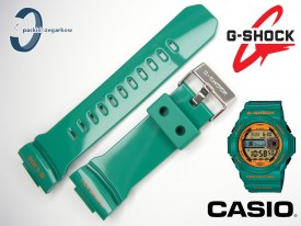 Pasek do Casio GLX-150B-3, GLX-150 zielony połysk