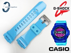 Pasek do Casio GLX-150-2, GLX-150 jasnoniebieski połysk