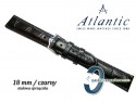 Pasek Atlantic 18 mm czarny sprzączka stalowa