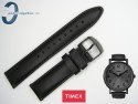 Pasek Timex T2N346 skórzany czarny 20 mm