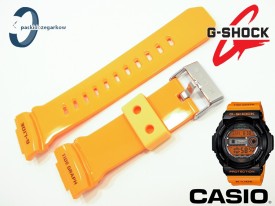 Pasek do Casio GLX-150, GLX-150-4 pomarańczowy połysk