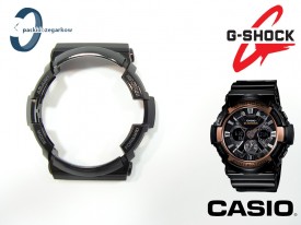 Bezel do Casio G-Shock GA-200RG-1A, GA-200, GA-201, GAS-100, GAW-100 czarny połysk