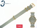 Pasek Timex TW2P88500 parciany szary 18 mm 