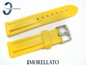 Pasek MORELLATO MARINER 22 mm, gumowy, żółty
