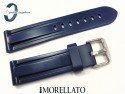 Pasek MORELLATO MARINER 22 mm, gumowy, niebieski