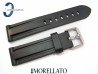 Pasek MORELLATO MARINER gumowy, czarny