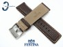 Pasek do Festina F16363 skórzany brązowy 26 mm