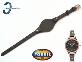 Pasek Fossil ES3077 ciemny brąz skórzany