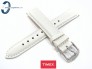 Pasek Timex T2P164 skórzany biały perłowy 18 mm