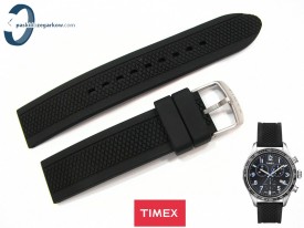 Pasek Timex T2P184 czarny gumowy 20 mm