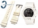 Pasek do zegarka Casio DW-6900NB DW-6900 biały wzór