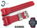 Pasek Casio GPW-1000RD-4A, GPW-1000 carbon czerwony