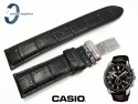 Pasek Casio EDIFICE EFR-510L, EFR-510 czarny skórzany 22 mm