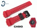 Pasek Casio GA-700-4A, GA-700, GA-710 czerwony matowy