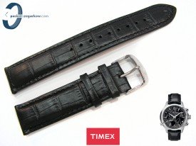 Pasek Timex T2N943 skórzany czarny 20 mm