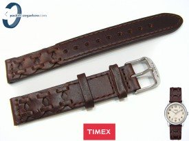 Pasek Timex T2N902 skórzany brązowy 16 mm