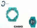 Bezel Casio GA-110SL-3A, GA-100, GA-110, GA-120, GD-100, GD-110, GD-120, GAX-100 turkusowy matowy wzór