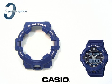 Bezel Casio G-Shock GA-700-2A, GA-700, GA-710 niebieski matowy