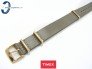 Pasek Timex TW2P98500 skórzany brązowy jednoczęściowy 18 mm szary wpadający w zieleń