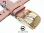 Pasek do zegarka Michael Korsk MK2659 skórzany różowy 16 mm