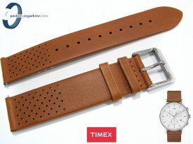 Pasek Timex TW2R26700 skórzany brązowy 20 mm