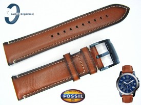 Pasek FOSSIL FS5151 skórzany brązowy 22 mm