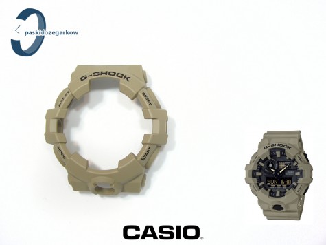 Bezel Casio GA-700UC-5A, GA-700-5, GA-700, GA-710 beżowy