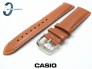 Pasek Casio EFV-510L-2AV, EFV-510 brązowy skórzany 22 mm