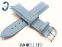 Pasek Morellato TREND turkusowy niebieski skórzany 18 mm