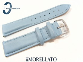 Pasek Morellato TREND turkusowy niebieski skórzany 