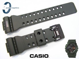 Pasek Casio GD-100MS-3, GA-100, GA-110, GA-120, GD-100, GD-110, GD-120 ciemnozielony mat