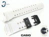 Pasek Casio GBA-40007C, GBA-400 biały połysk