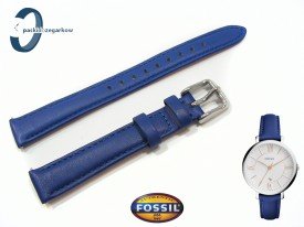 Pasek do zegarka Fossil Jacqueline ES3908 niebieski 14 mm